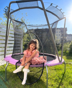 trampolína 167 cm s bezpečnostnou sieťou - pre deti od 3 do 8 rokov - dom a záhrada