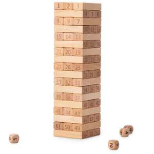 Kocky - drevená arkádová hra Tower - Numbers