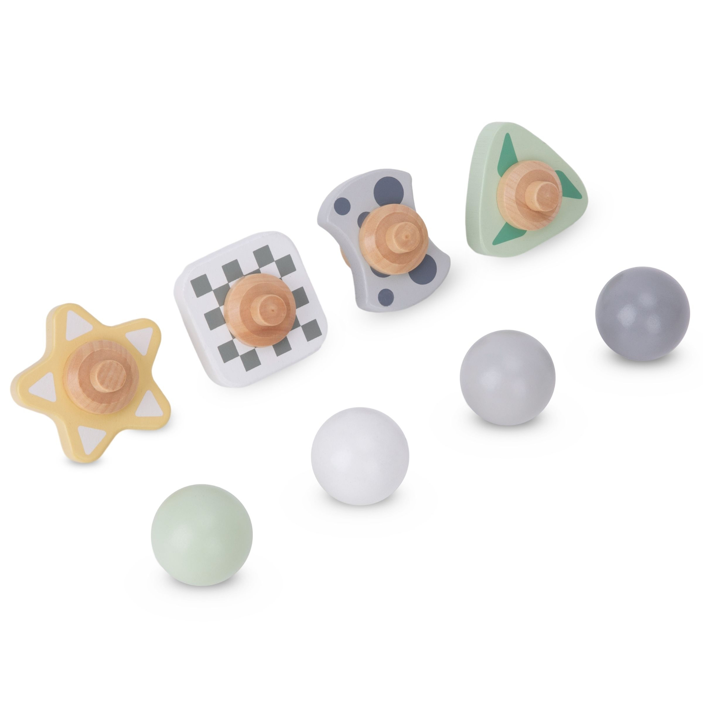 Veľká drevená slepá ulička - šmýkačka s točiacimi sa prvkami