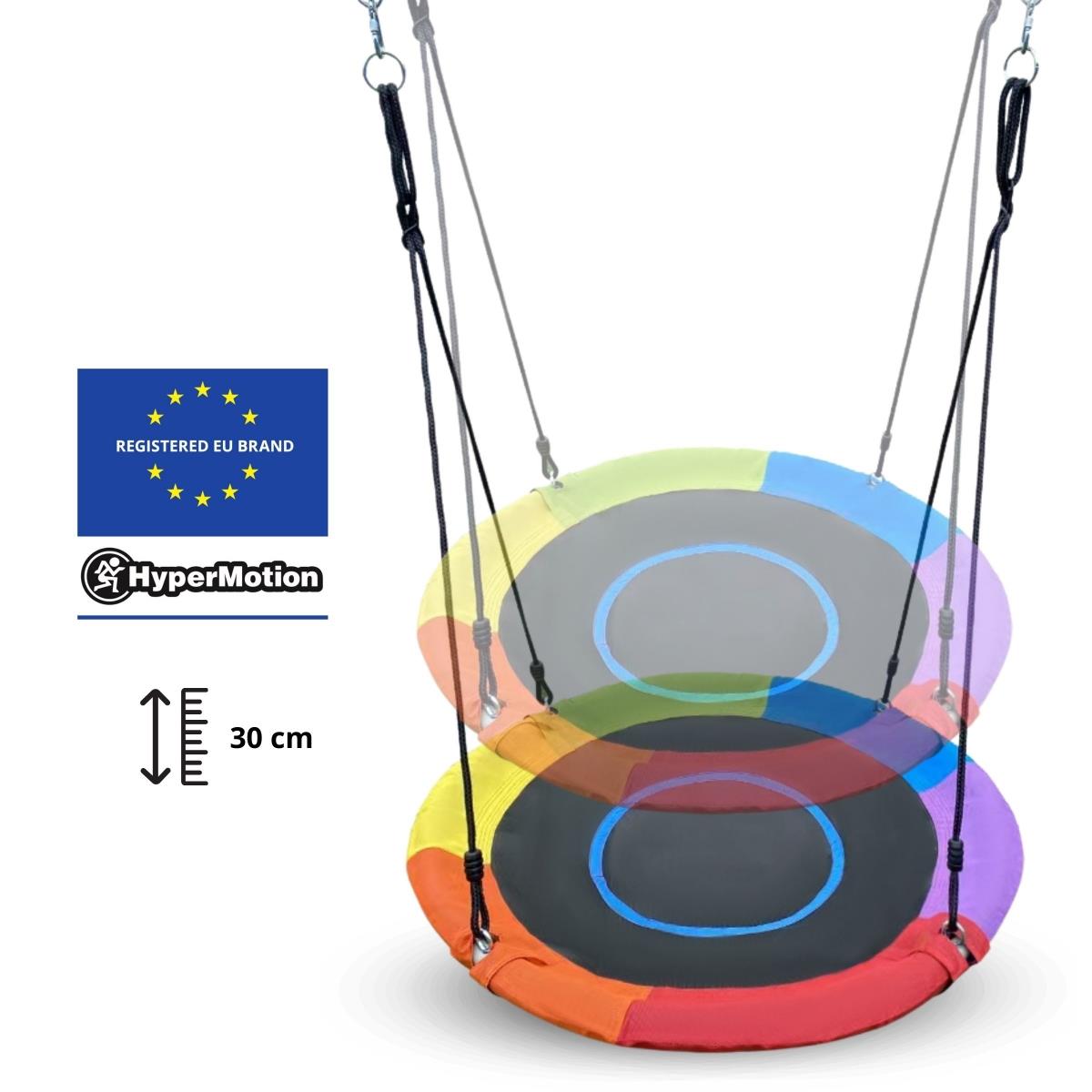 XL záhradné ihrisko pre deti s hojdačkou bocianie hniezdo, rebríkom a sieťou na šplhanie