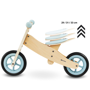 Drevená trojkolka a balančný bicykel 2v1 - HyperMotion PERCY - modrá