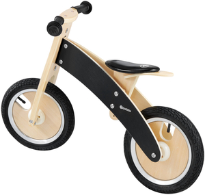 Drevený joggingový bicykel JAMES HyperMotion - nafukovacie kolesá - čierny