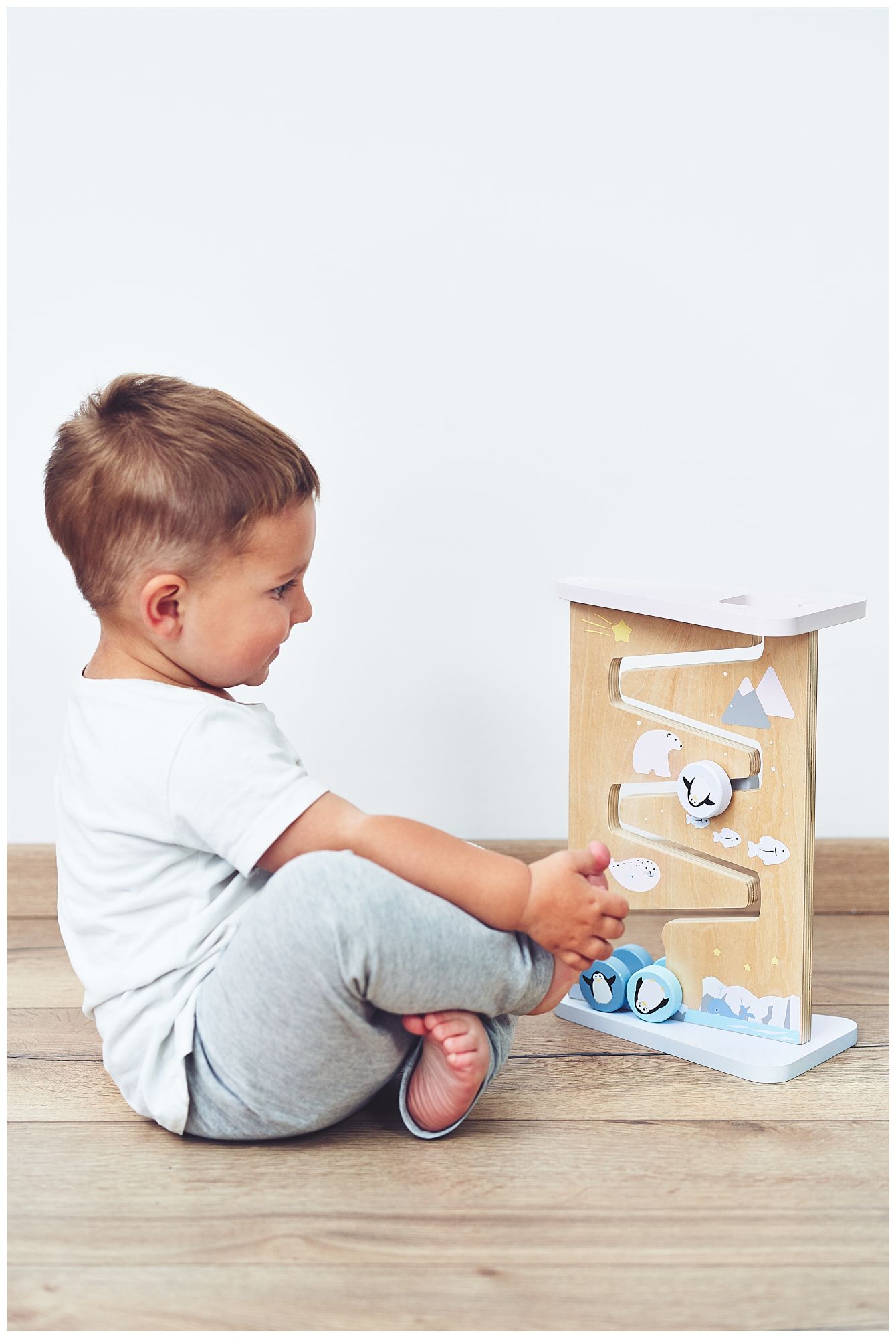 Drevená obojstranná senzorická manipulačná doska