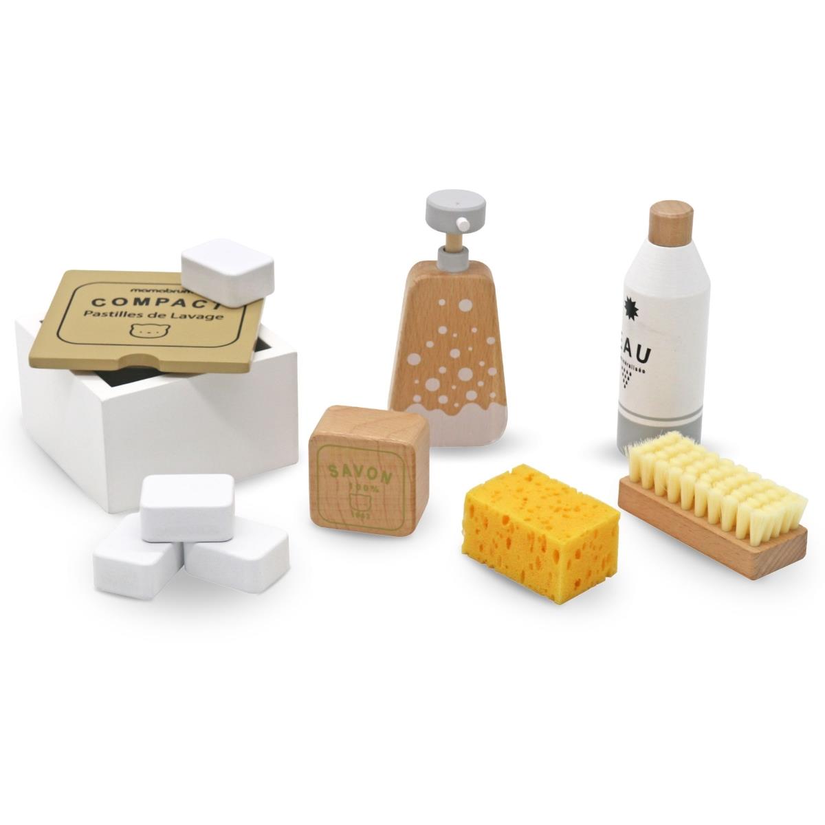 Drevená upratovacia súprava pre deti - 10 kusov