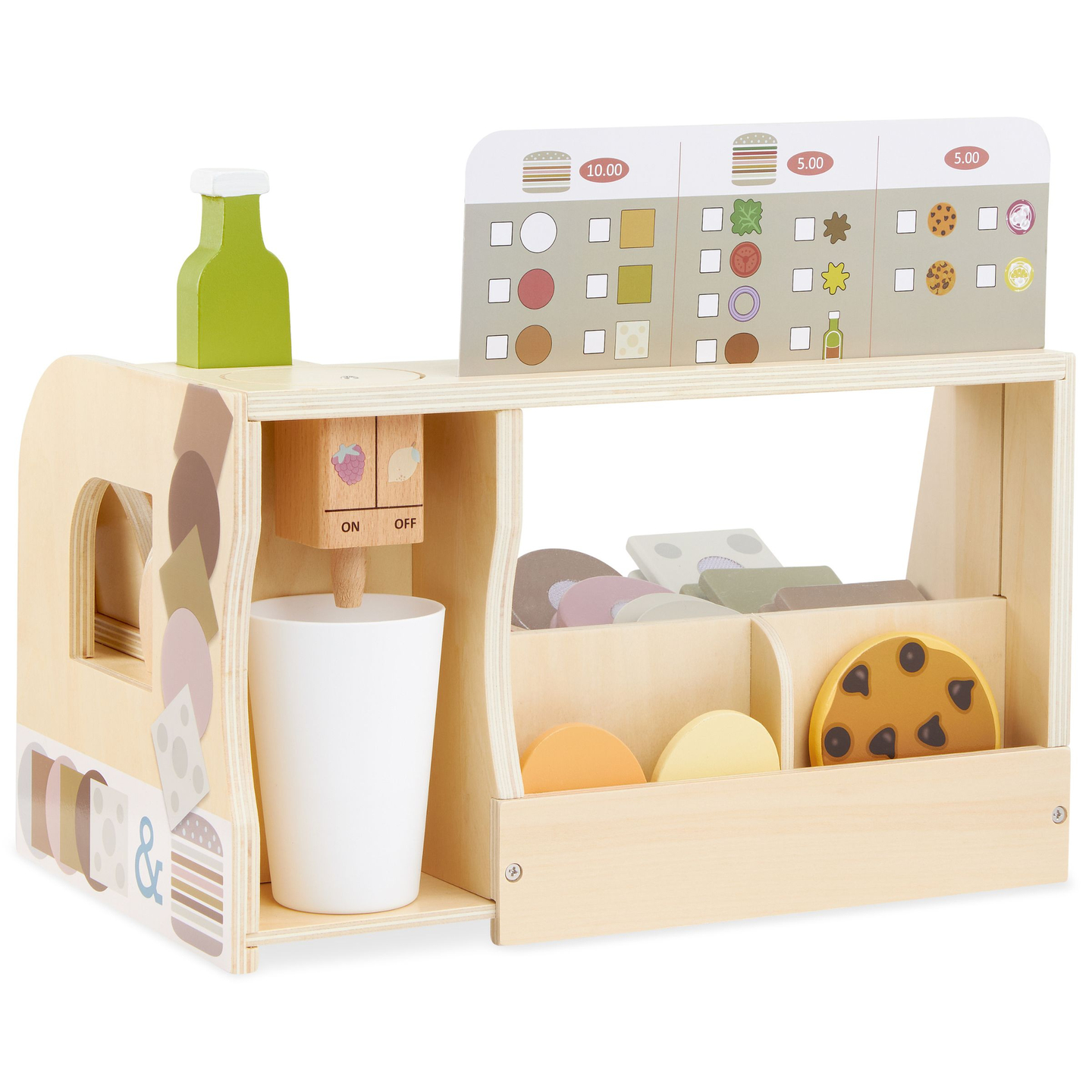 Drevený sendvičový bar - reštaurácia