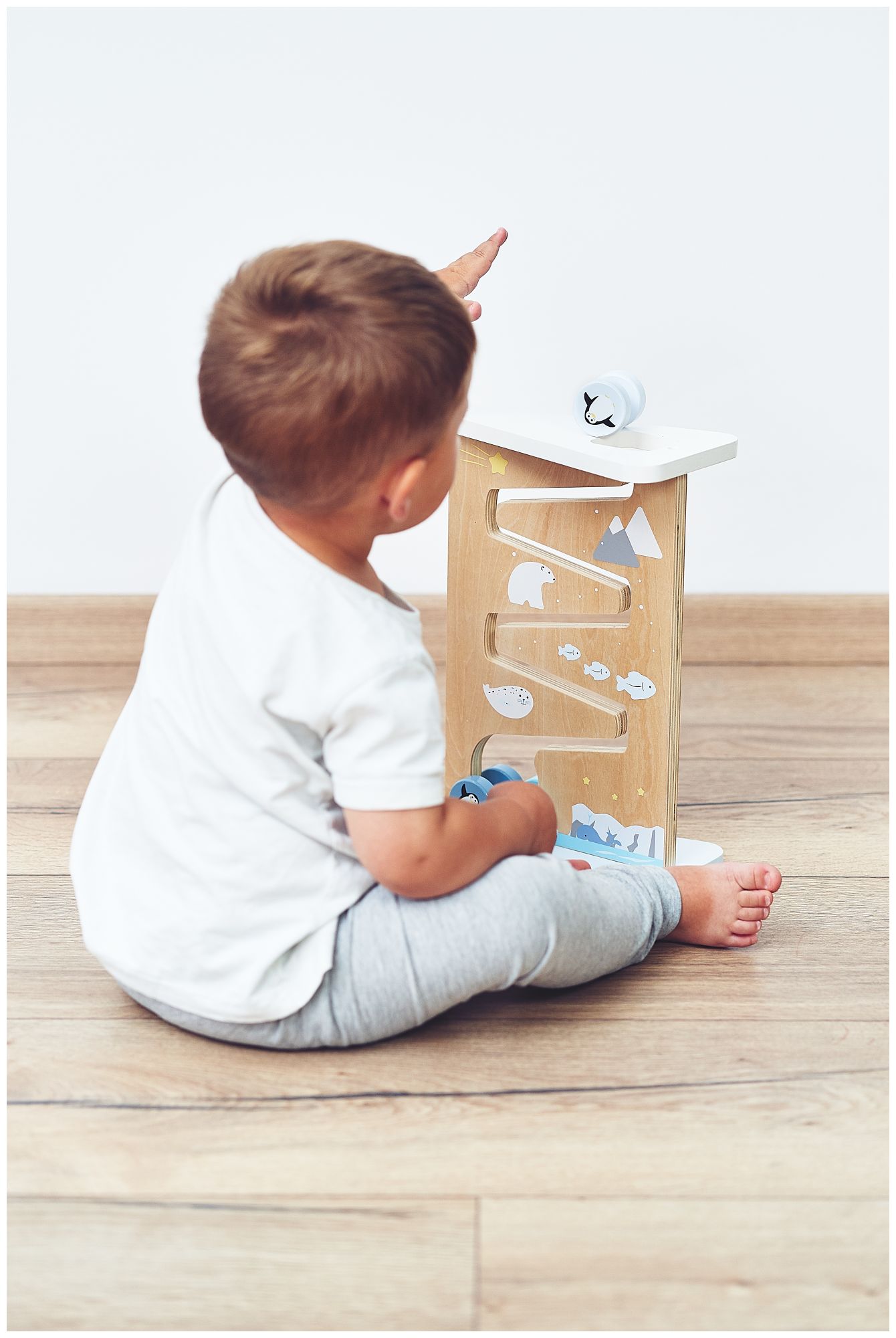 Drevená obojstranná senzorická manipulačná doska