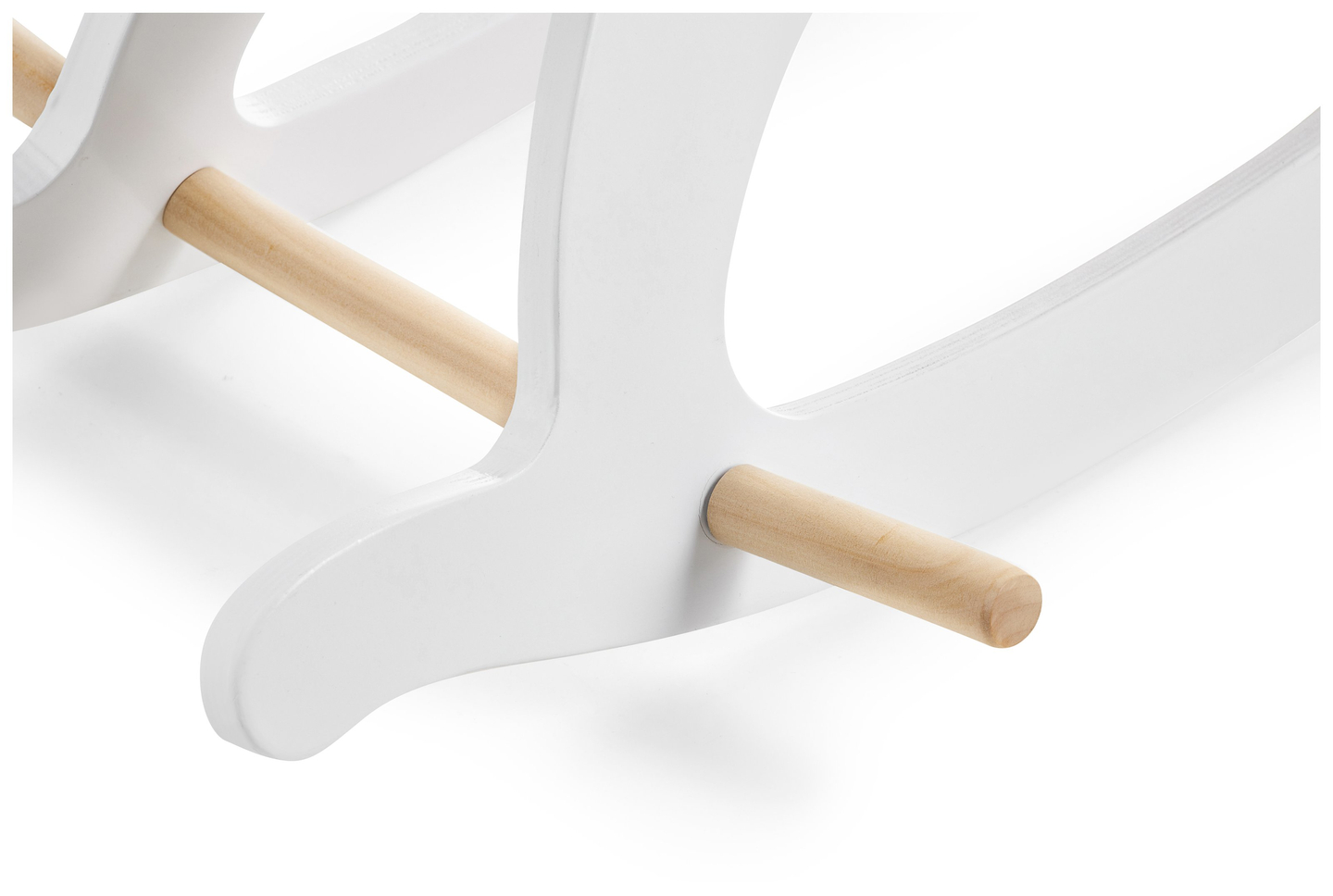 Drevený hojdací koník - biely - od 12 mesiacov.