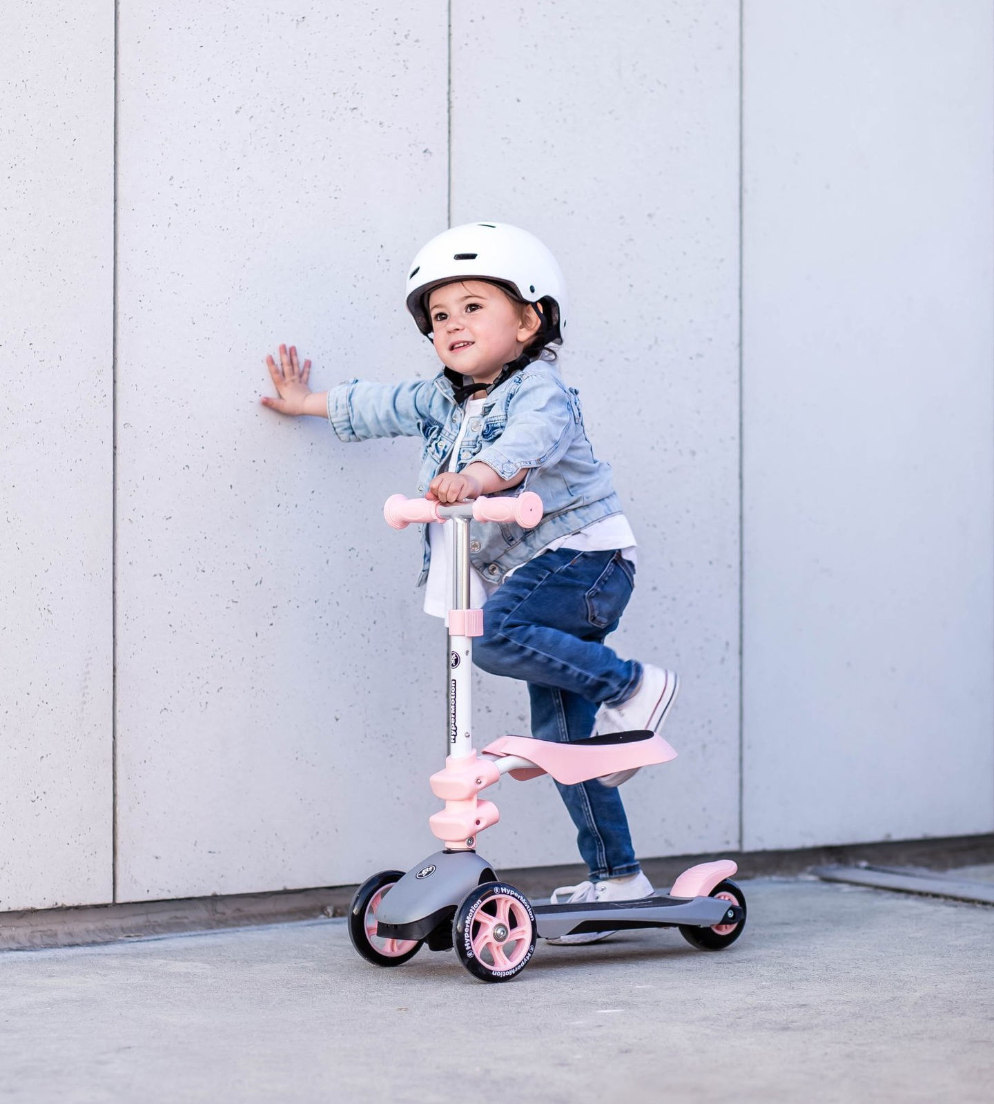 Balančná trojkolka HyperMotion 3in1 - ružová