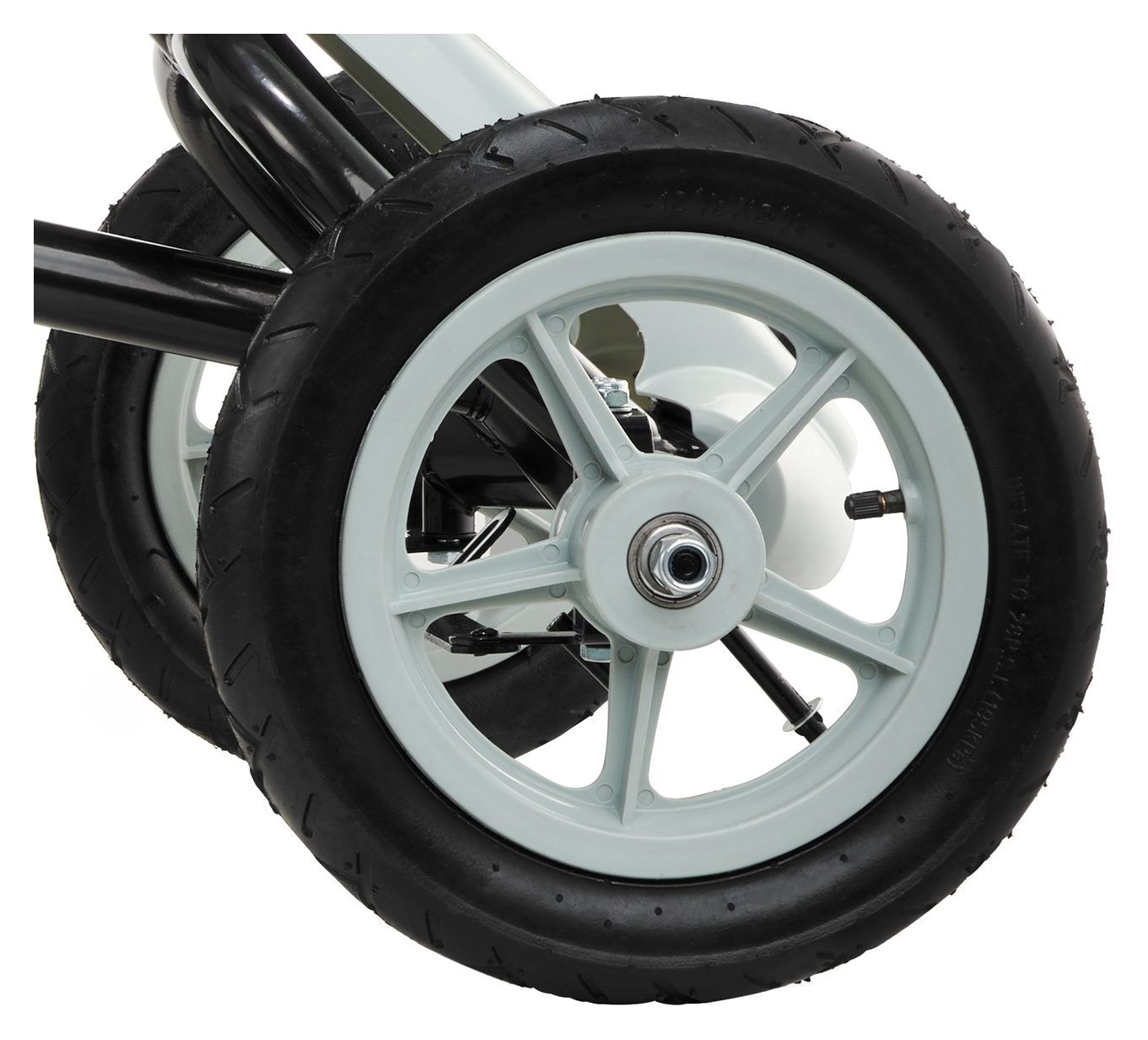 EVOQUE motokára pre deti od 5 do 8 rokov - sivá