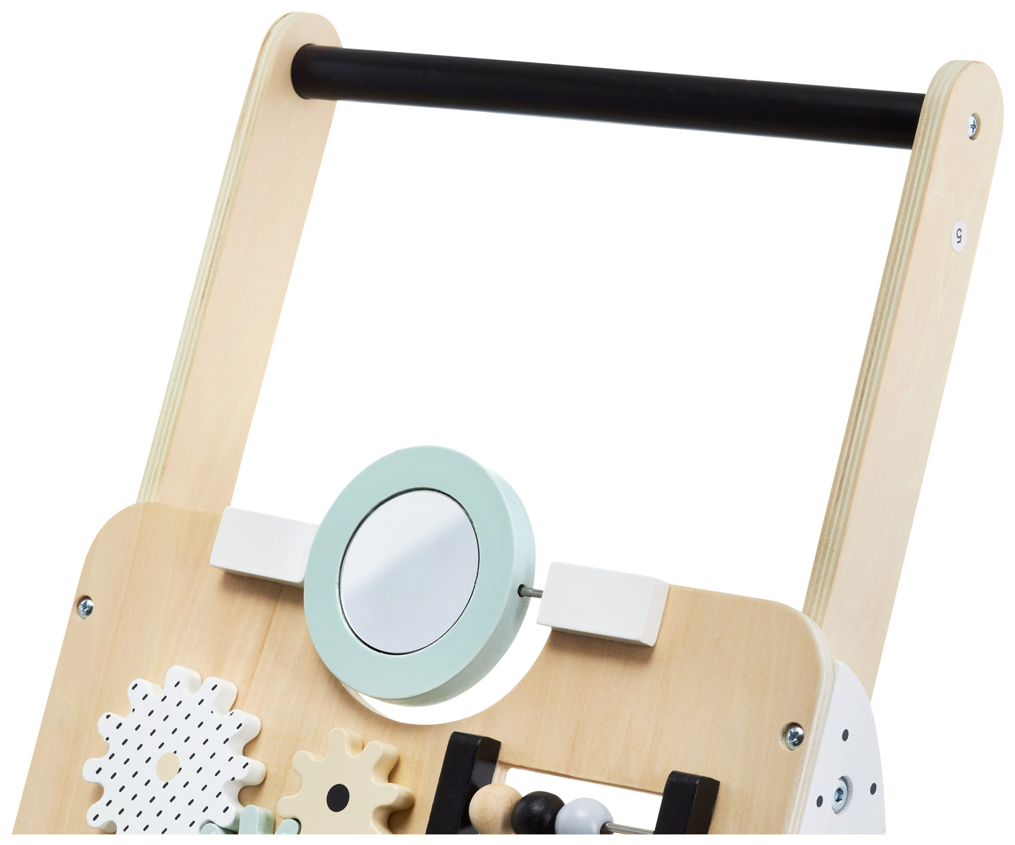 Drevené, vzdelávacie chodítko / kočík - manipulačná doska