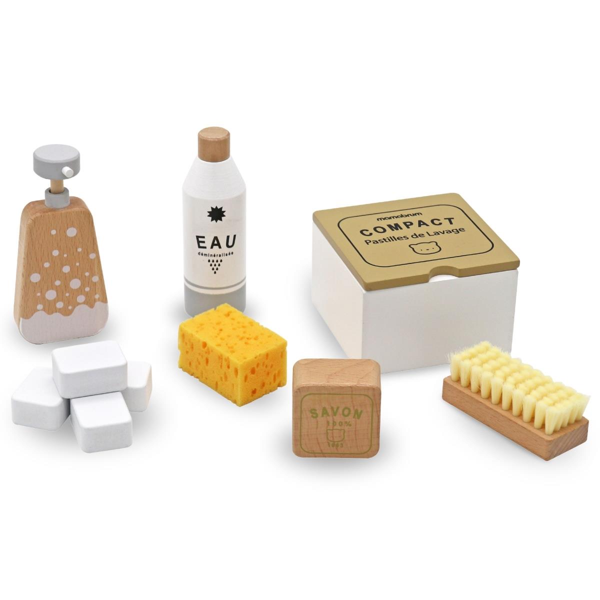 Drevená upratovacia súprava pre deti - 10 kusov