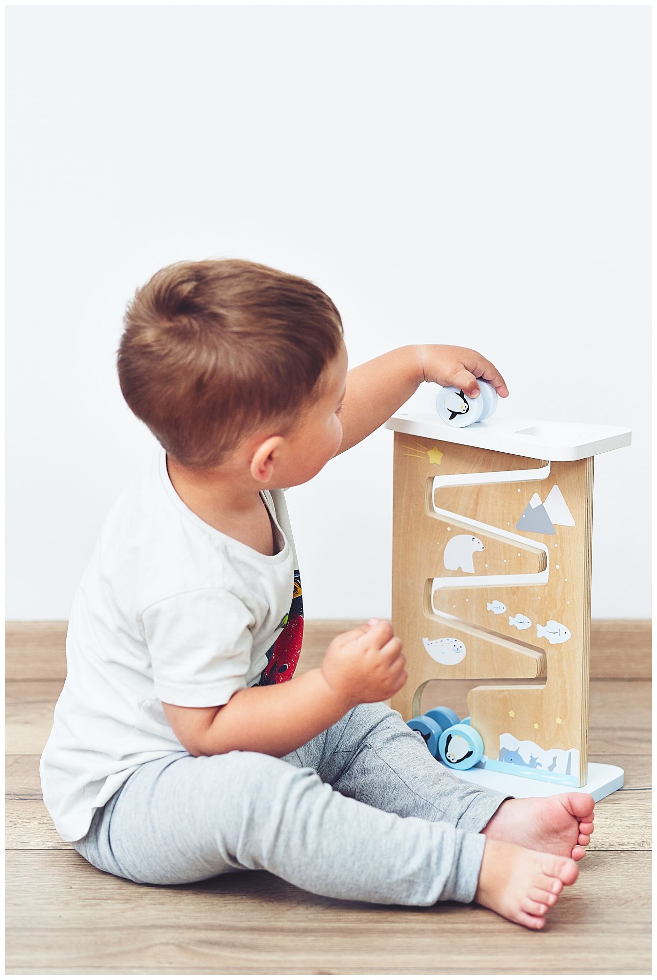 Drevená obojstranná senzorická manipulačná doska