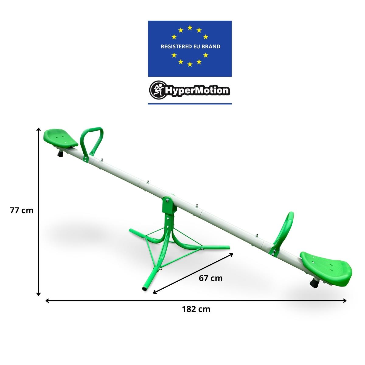 Záhradná hojdačka 2 v 1, kladina pre 2 osoby s 360-stupňovou funkciou kolotoča