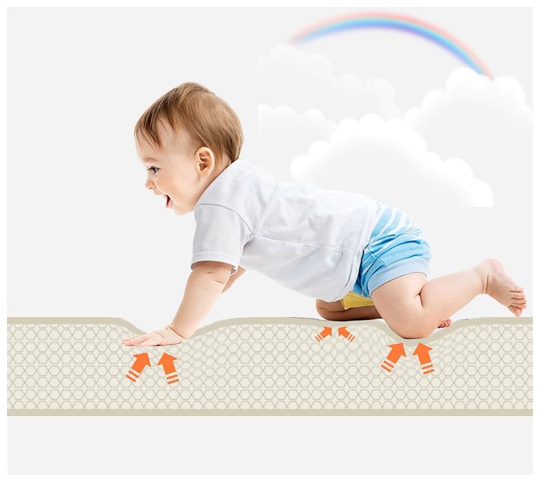 Obojstranná penová podložka XXL - rolka 2 CM (cesta a cikcaky)