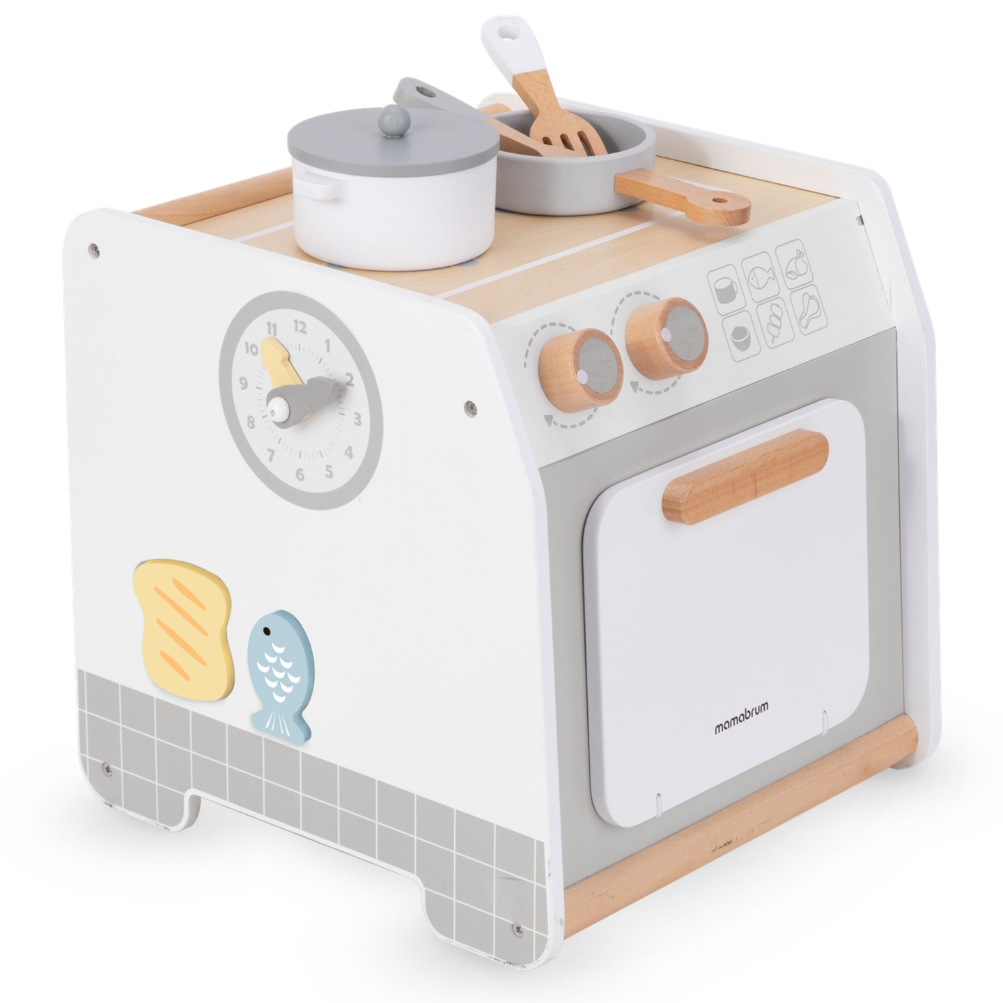 Drevená kuchynka - vzdelávacia kocka