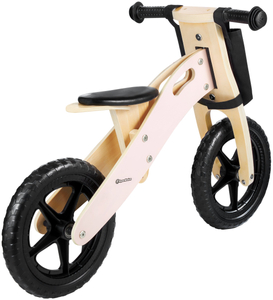 Drevený bežecký bicykel HyperMotion LEXI - penové kolieska, veľmi ľahký - ružový